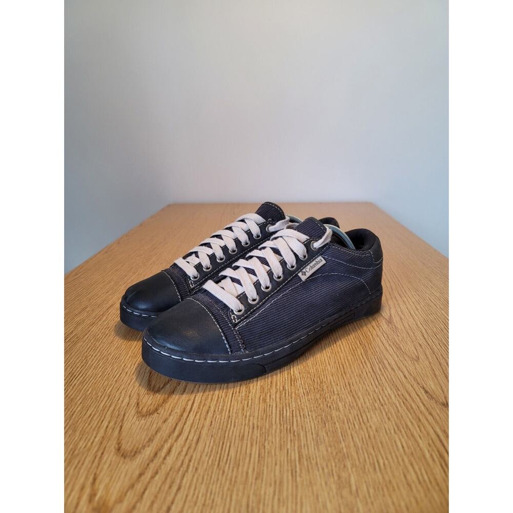 Columbia Norton Black Corduroy low top sneakers chuck Taylor casual sz 9.5